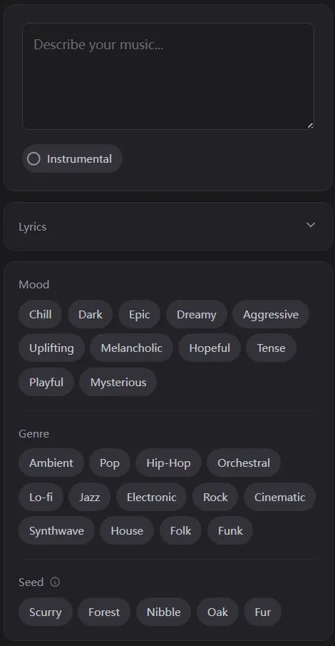 Neural Frames AI's Neural Tunes