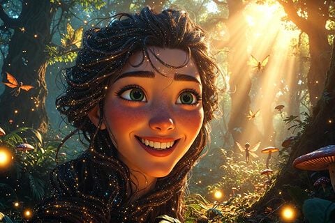 ディズニー風の忠実な再現