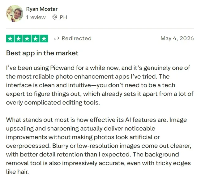 Positive feedback on picwand