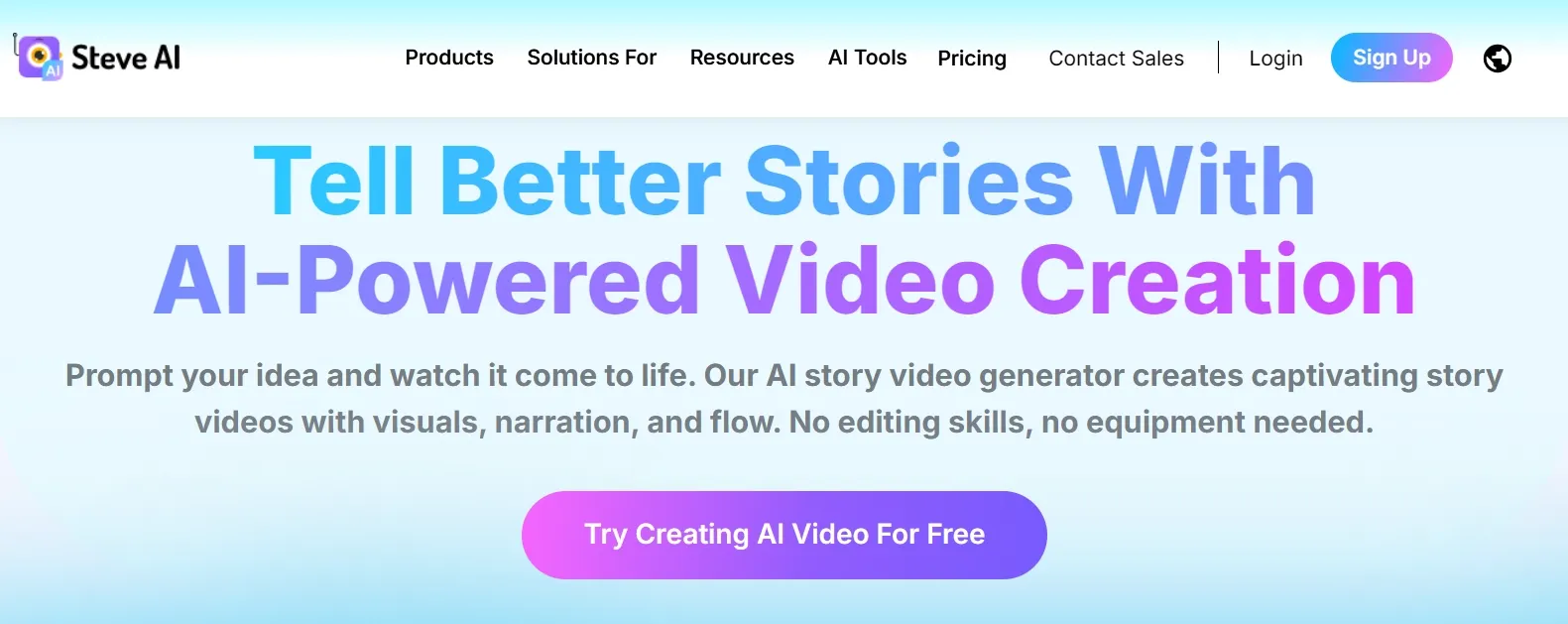 Fördern Sie die KI-Videoerstellung mit ansprechenden Storytelling-Funktionen.