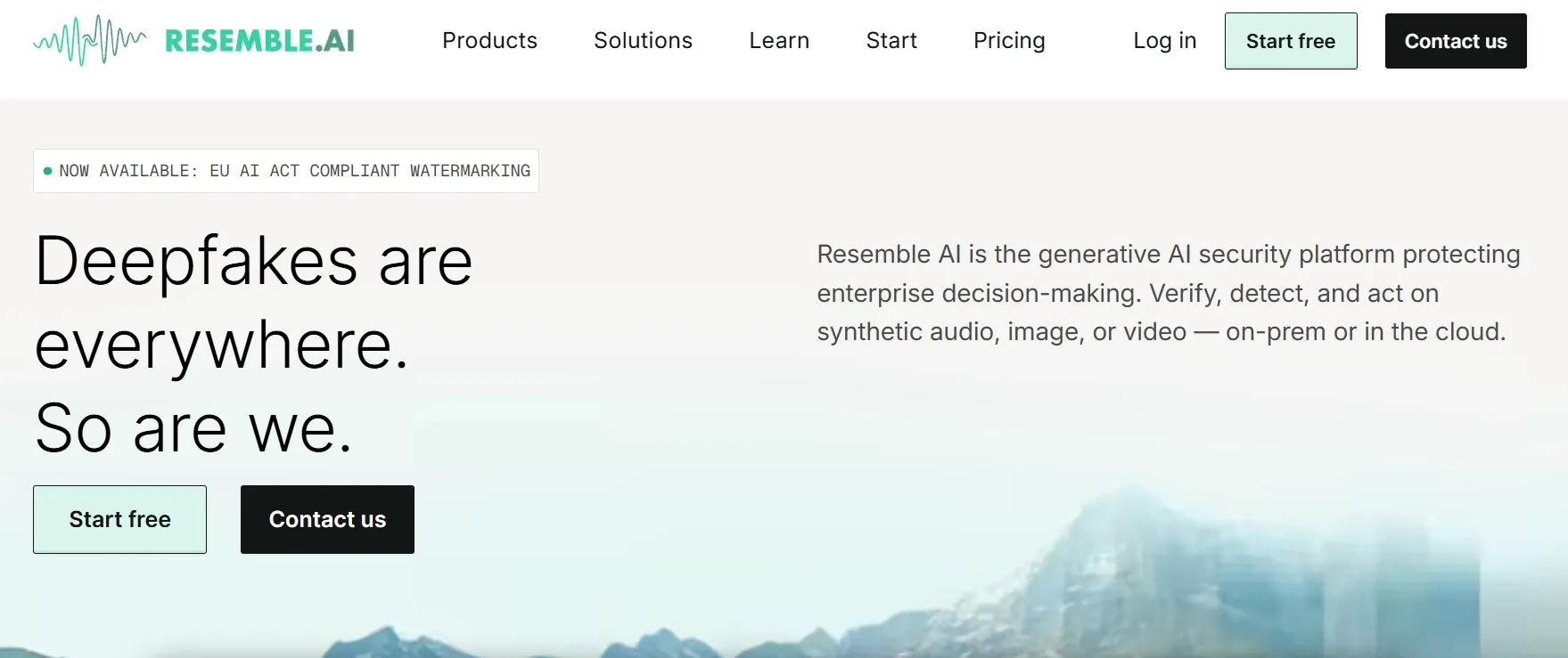 Resemble AIは、ディープフェイク検出のための生成型AIセキュリティプラットフォームを宣伝している。
