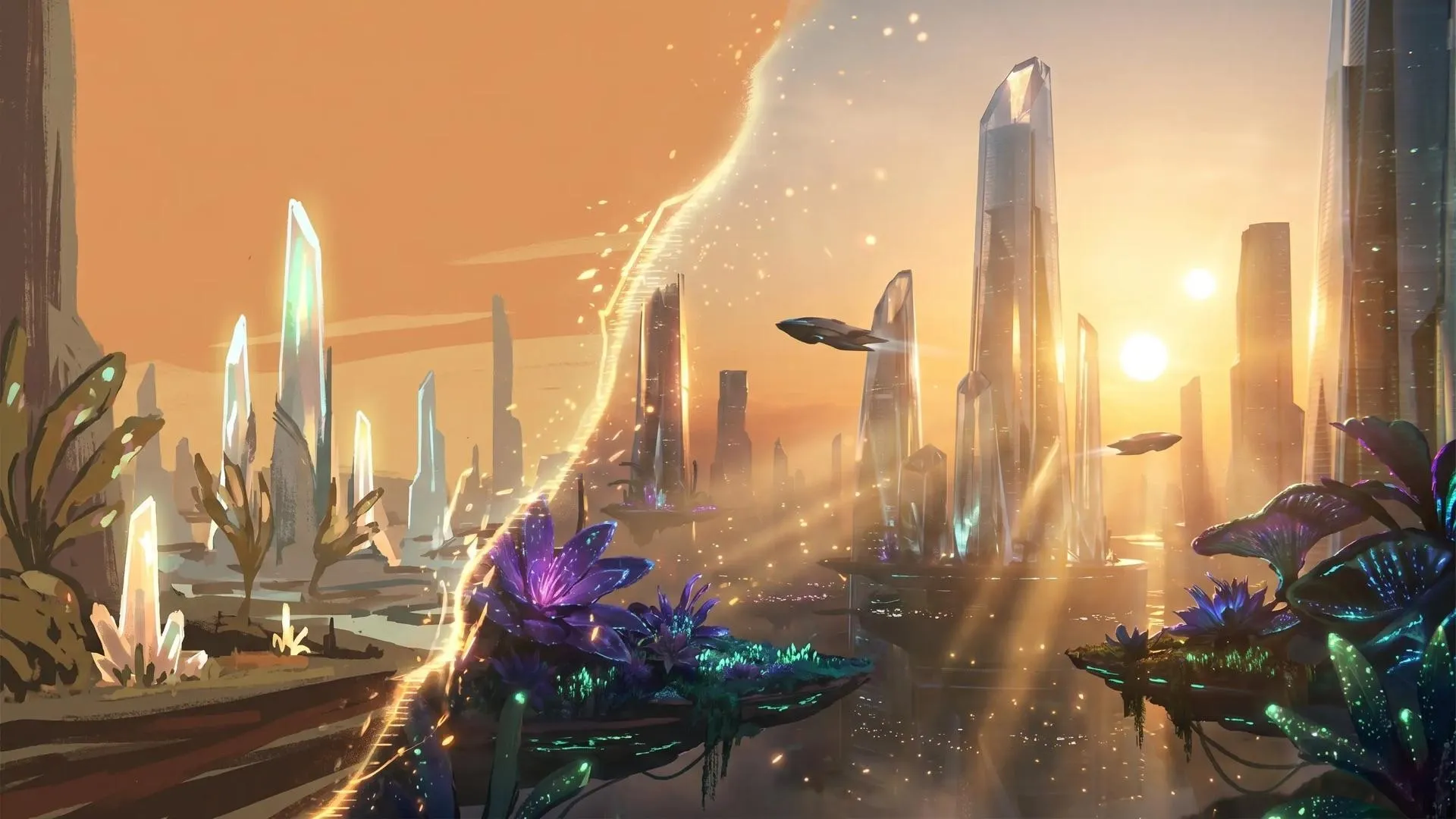 将概念艺术图制作成动画场景