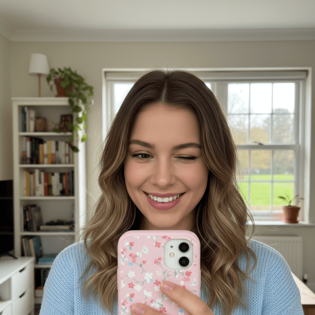 selfie de fille