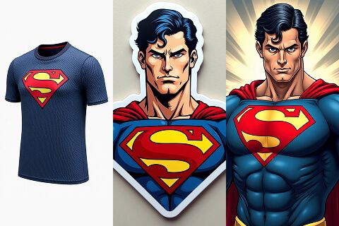 Superhero Merchandise Design