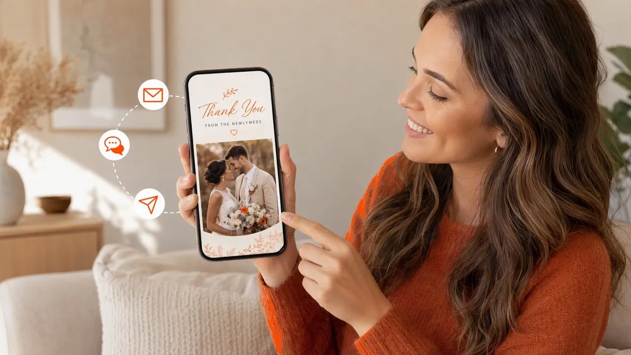 Alcance todo mundo instantaneamente com cartões digitais de agradecimento