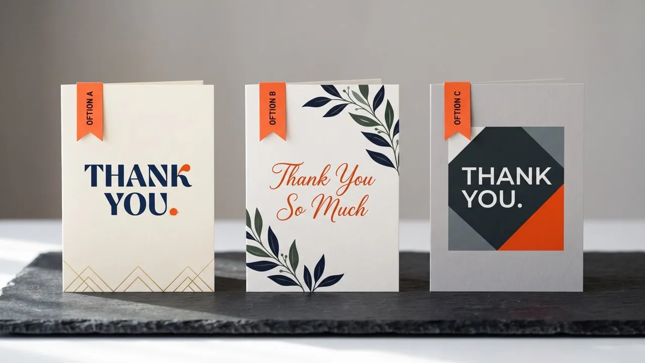 Compare More Thank You Card Ideas at Once