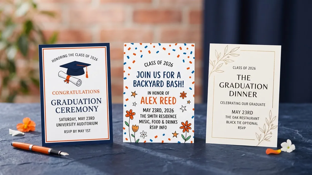 Match Invitations to Every Party Theme