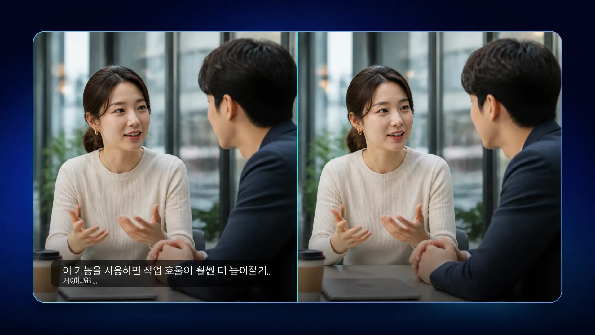 기존 텍스트 없이 영상 현지화