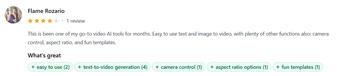 Nutzerfeedback zu Haiper AI