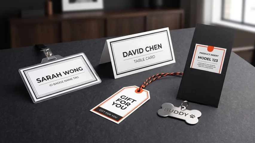 Create Print-Friendly Tags for Every Use