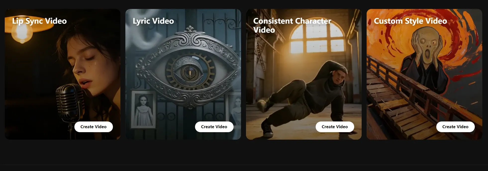 Neural Frames AI's video templates