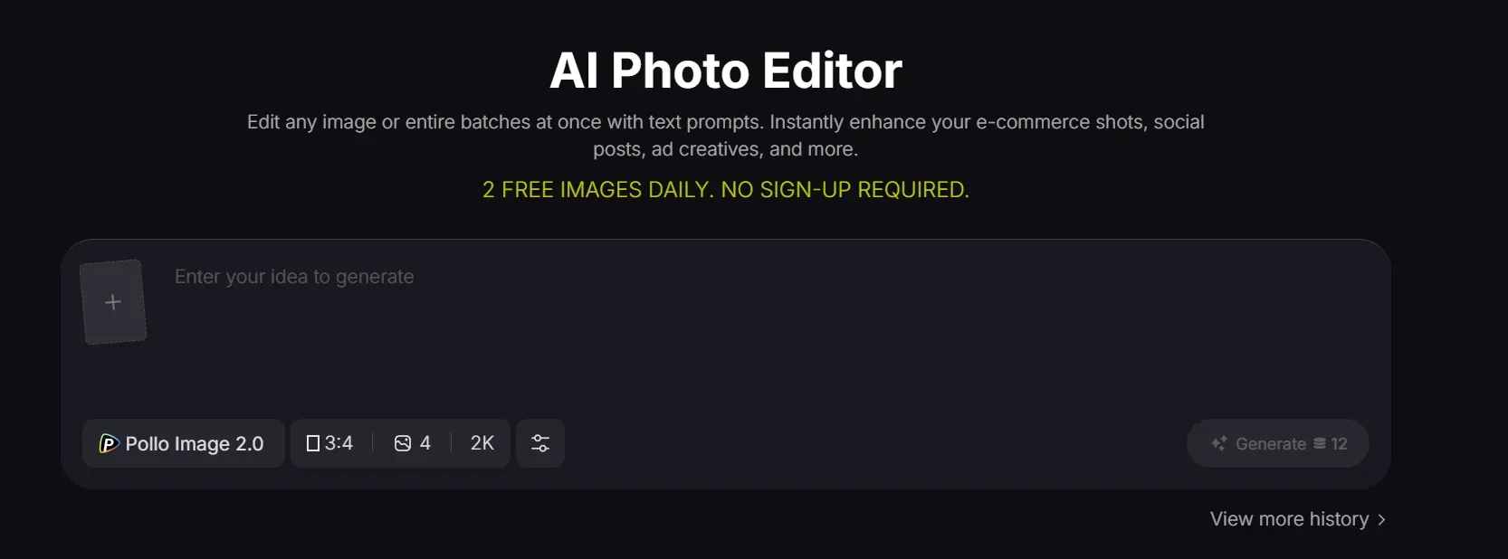 While Diffus requires understanding specific model contexts, Pollo AI utilizes an all-in-one smart editor