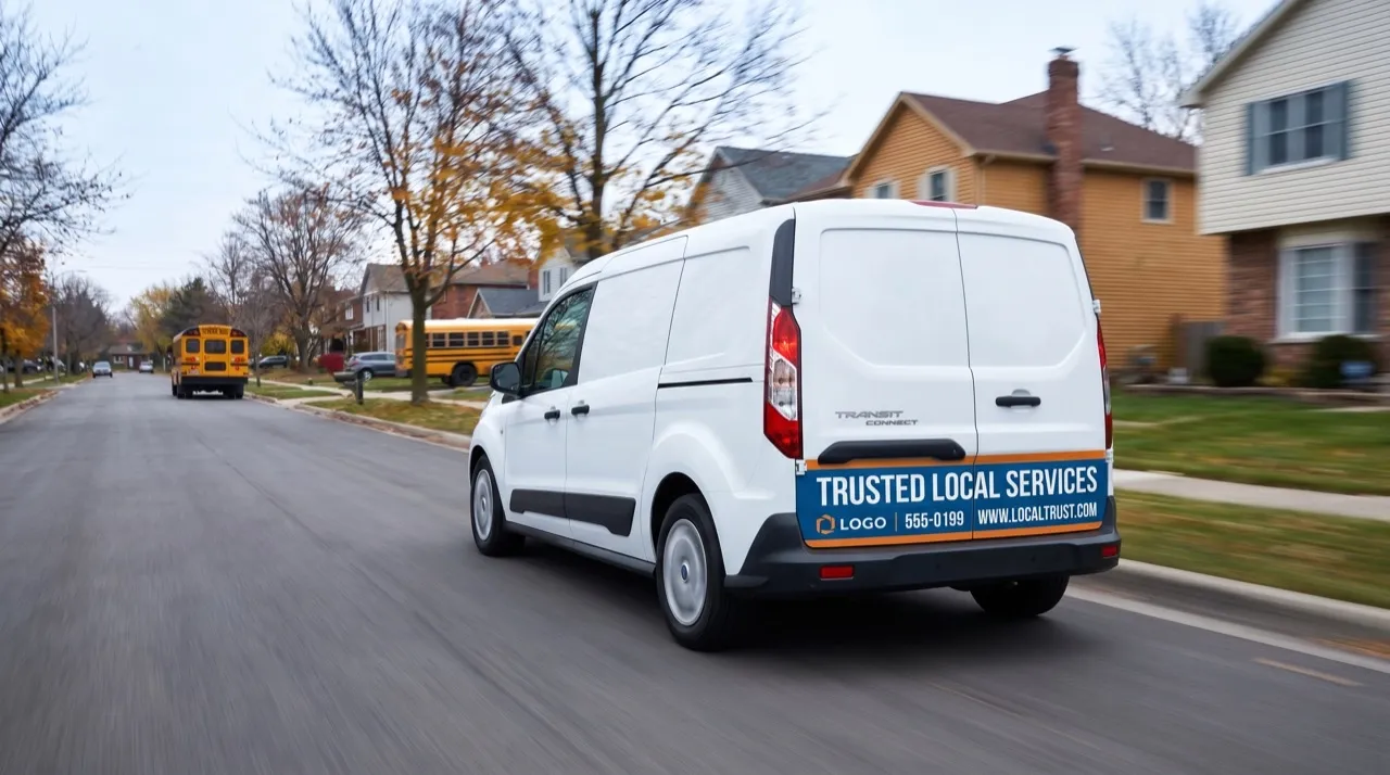 Build Local Authority with Branded Company Decals
