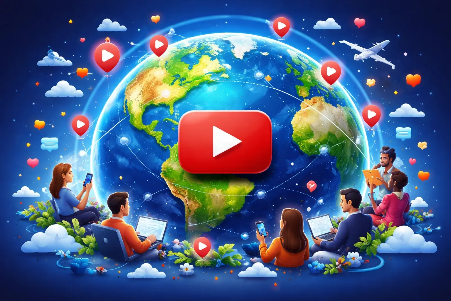 Global audiences are surrounding YouTube