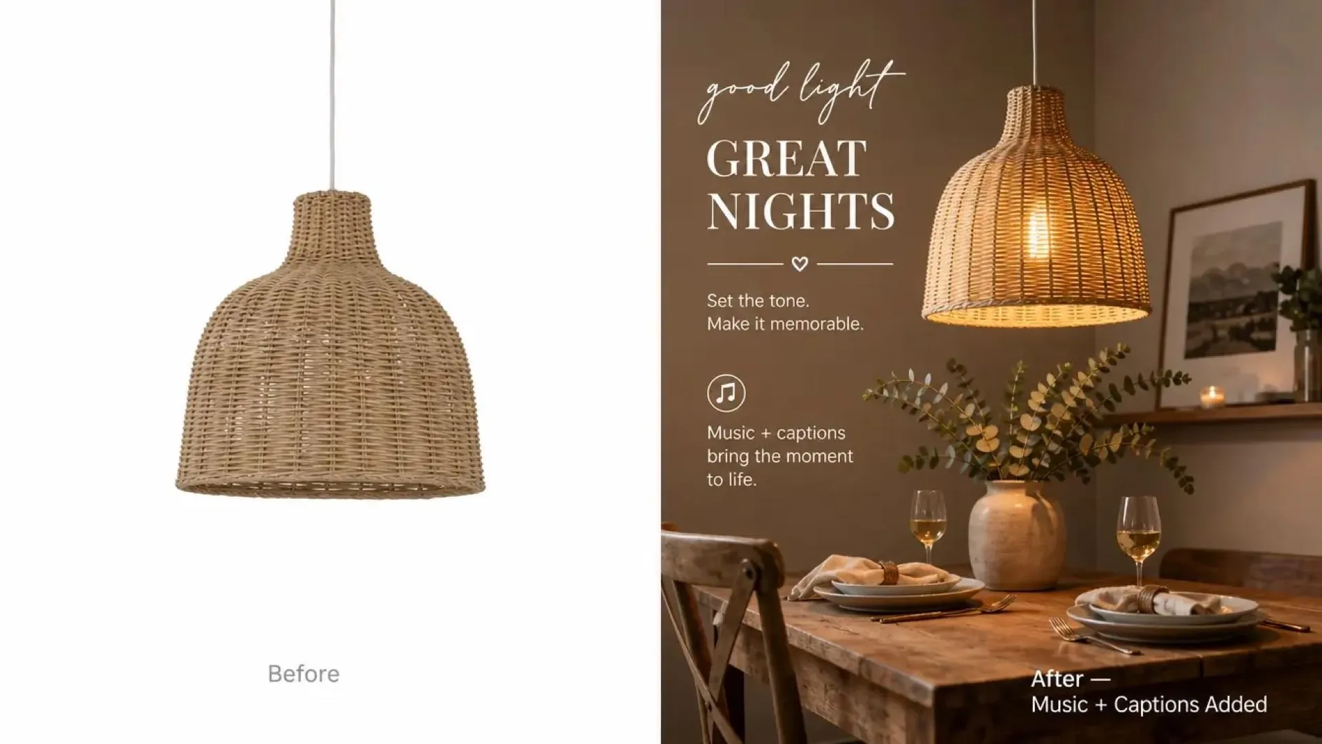 Sell the Atmosphere Around the Decor Product